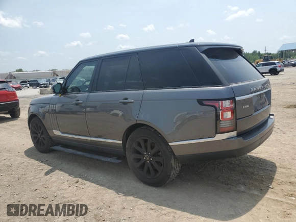 2016 Land Rover Range Rover HSE with VIN SALGS2VF7GA273001, listed as a Copart auction lot 59307705 with 120,691 mi miles and Clean title. Bid and sale history available at DreamBid. Image 2.
