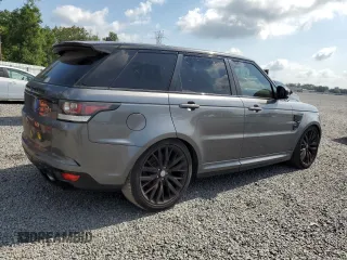 2016 Land Rover Range Rover Sport SVR z VIN SALWZ2EF3GA598168, wystawiony jako Copart lot #57830945 z przebiegiem 122 995 mil mil oraz Czysty tytuł • Clean title. Historia ofert i sprzedaży dostępna na DreamBid. Obrazek 3.