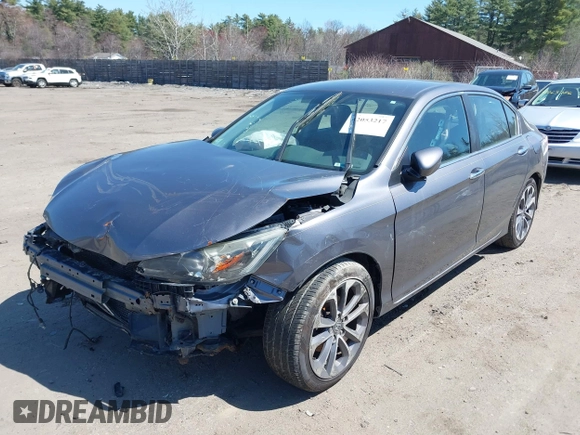 2014 Honda Accord Sedan Sport with VIN 1HGCR2F52EA072080, listed as a IAAI auction lot 42053217 with 233,485 mi miles. Bid and sale history available at carsss.com. Image 17.