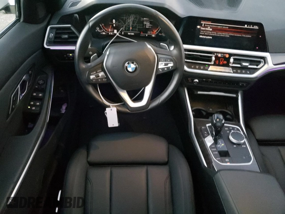 2019 BMW 3 Series 330i with VIN WBA5R1C53KFH24354, listed as a Copart auction lot 67731272 with 26,107 mi miles. Bid and sale history available at carsss.com. Image 8.