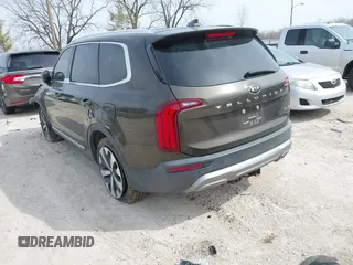 2021 Kia Telluride EX with VIN 5XYP34HC0MG162318, listed as a IAAI auction lot 41837489 with 110,922 mi miles and . Bid and sale history available at DreamBid. Image 3.