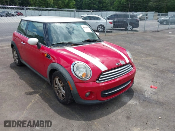 2012 MINI Hardtop with VIN WMWSU3C51CT255374, listed as a IAAI auction lot 42638610 with 165,103 mi miles and . Bid and sale history available at DreamBid. Image 1.