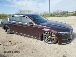 2020 BMW 7 Series 750i xDrive с VIN WBA7U2C02LGM27019, выставлен на аукционе Copart как лот 54122615 с пробегом Не указан миль и Списание • Salvage title. История ставок и продаж доступна на DreamBid. Изображение 4.