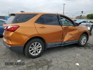 2018 Chevrolet Equinox LS with VIN 2GNAXHEV2J6118716, listed as a Copart auction lot 53516395 with 60,050 mi miles and Salvage Title. Bid and sale history available at DreamBid. Image 3.