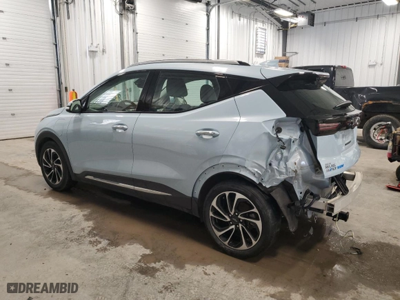 2023 Chevrolet Bolt EUV Premier with VIN 1G1FZ6S0XP4179028, listed as a Copart auction lot 47021235 with 65,822 mi miles and Salvage Title. Bid and sale history available at carsss.com. Image 2.