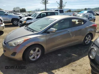 2013 Hyundai Elantra Limited with VIN 5NPDH4AE6DH340032, listed as a Copart auction lot 50267885 with 139,962 mi miles and Salvage Title. Bid and sale history available at DreamBid. Image 1.