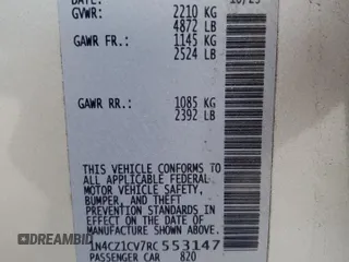 2024 Nissan LEAF SV Plus z VIN 1N4CZ1CV7RC553147, wystawiony jako Copart lot #49724265 z przebiegiem 10 365 mil mil oraz Szkoda całkowita • Salvage title. Historia ofert i sprzedaży dostępna na DreamBid. Obrazek 12.