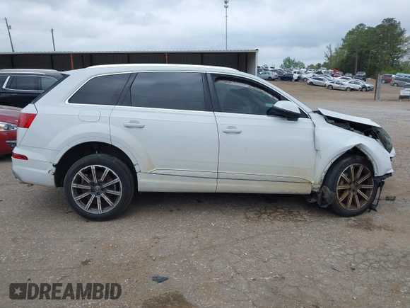 2017 Audi Q7 Premium Plus with VIN WA1LAAF79HD029144, listed as a IAAI auction lot 41902773 with Not Provided miles and . Bid and sale history available at DreamBid. Image 14.