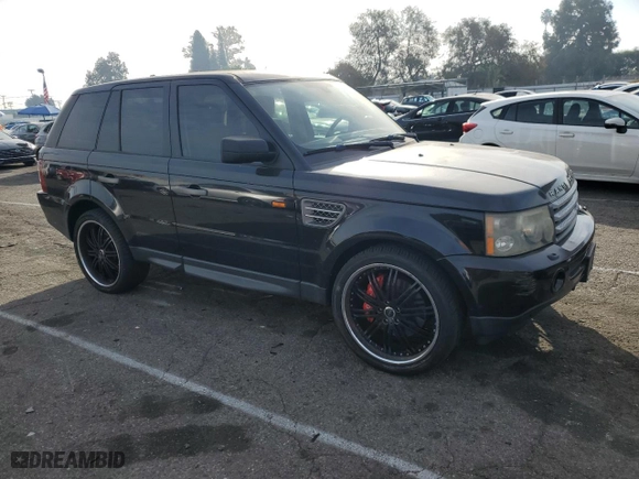 2007 Land Rover Range Rover Sport SC with VIN SALSH23407A986039, listed as a Copart auction lot 86101864 with 160,077 mi miles and Salvage Title. Bid and sale history available at carsss.com. Image 4.