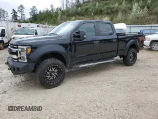 2020 Ford Super Duty F-250 SRW XL with VIN 1FT7W2BN1LED29878, listed as a Copart auction lot 46582975 with 89,232 mi miles and Salvage Title. Bid and sale history available at carsss.com. Image 1.