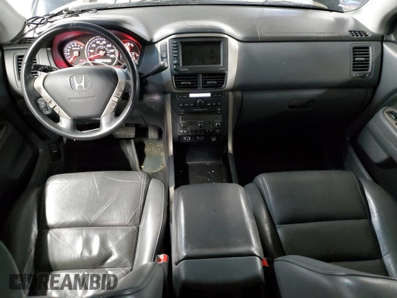 2006 Honda Pilot EX-L with VIN 2HKYF18766H539257, listed as a Copart auction lot 49101135 with 123,968 mi miles and Clean Title. Bid and sale history available at DreamBid. Image 8.