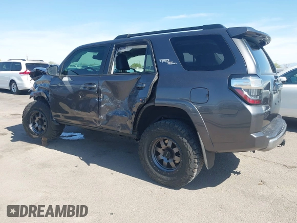 2021 Toyota 4Runner TRD Off Road Premium with VIN JTERU5JR3M5879360, listed as a IAAI auction lot 42338868 with 54,742 mi miles and . Bid and sale history available at DreamBid. Image 3.