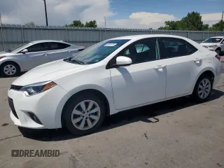 2016 Toyota Corolla L with VIN 2T1BURHE6GC687616, listed as a Copart auction lot 58587075 with 111,620 mi miles and Salvage title. Bid and sale history available at DreamBid. Image 1.