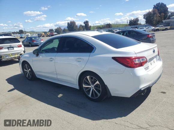 2018 Subaru Legacy Limited with VIN 4S3BNAN67J3017486, listed as a Copart auction lot 50842475 with 73,173 mi miles and Salvage Title. Bid and sale history available at carsss.com. Image 2.