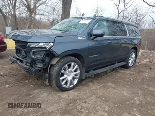 2021 Chevrolet Suburban High Country with VIN 1GNSKGKL9MR184740, listed as a IAAI auction lot 41509373 with 67,979 mi miles. Bid and sale history available at carsss.com. Image 2.