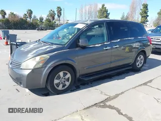 2007 Nissan Quest S with VIN 5N1BV28UX7N123147, listed as a IAAI auction lot 41719403 with 175,068 mi miles. Bid and sale history available at carsss.com. Image 2.