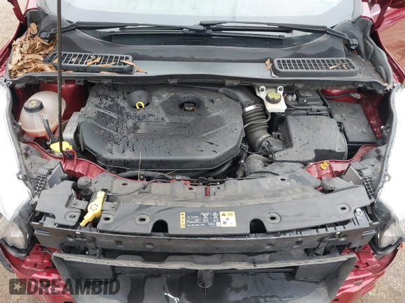 2017 Ford Escape Titanium with VIN 1FMCU0J94HUB01914, listed as a IAAI auction lot 41509707 with 55,827 mi miles. Bid and sale history available at carsss.com. Image 10.