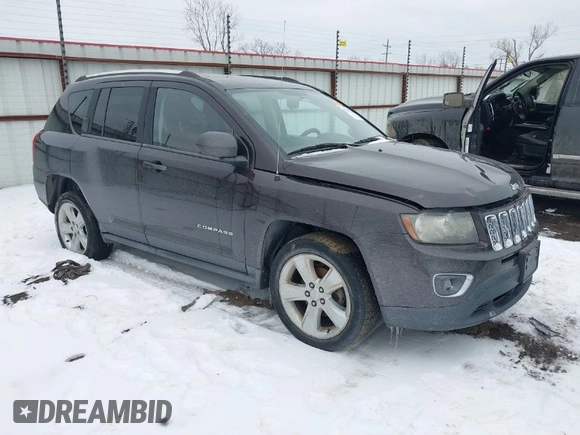 2014 Jeep Compass Limited with VIN 1C4NJDCB6ED549614, listed as a IAAI auction lot 41595768 with 114,472 mi miles. Bid and sale history available at carsss.com. Image 1.
