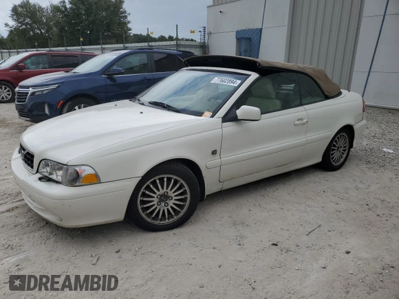 2004 Volvo C70 with VIN YV1NC62D34J045007, listed as a Copart auction lot 77602894 with 121,123 mi miles and Salvage Title. Bid and sale history available at carsss.com. Image 1.