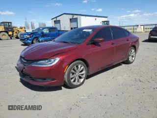 2015 Chrysler 200 S with VIN 1C3CCCBG1FN757019, listed as a Copart auction lot 53705525 with 91,026 mi miles and Salvage Title. Bid and sale history available at carsss.com. Image 1.