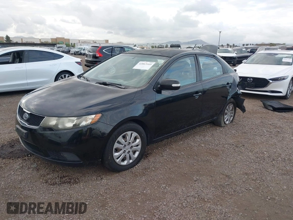 2010 Kia Forte EX with VIN KNAFU4A28A5050734, listed as a IAAI auction lot 42063165 with 179,284 mi miles. Bid and sale history available at carsss.com. Image 17.