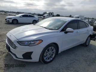 2020 Ford Fusion SE with VIN 3FA6P0LU6LR267173, listed as a Copart auction lot 53575595 with 63,521 mi miles and Salvage title. Bid and sale history available at DreamBid. Image 1.