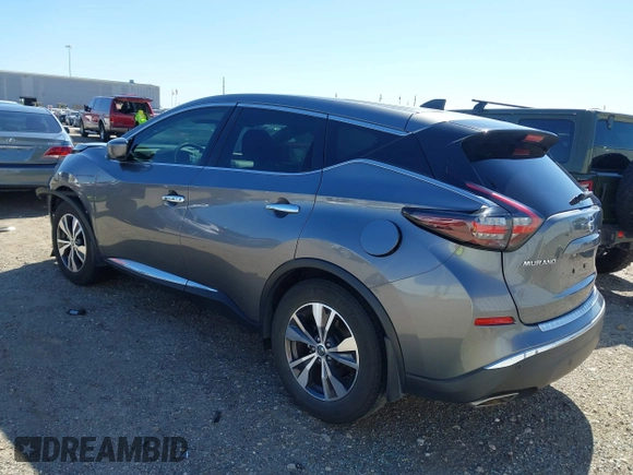 2022 Nissan Murano S with VIN 5N1AZ2AJ0NC128253, listed as a IAAI auction lot 41802874 with 39,114 mi miles and . Bid and sale history available at DreamBid. Image 3.