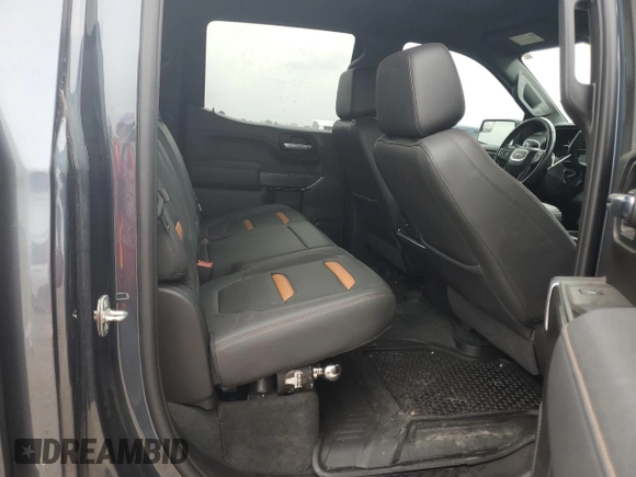 2021 GMC Sierra 1500 AT4 with VIN 3GTP9EEL8MG193861, listed as a Copart auction lot 46087015 with 68,342 mi miles and Salvage Title. Bid and sale history available at carsss.com. Image 10.