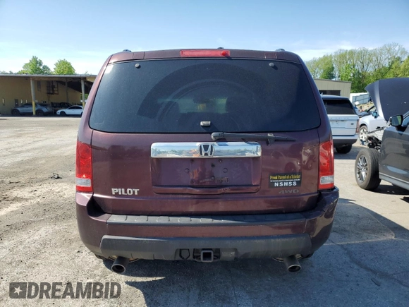 2009 Honda Pilot EX with VIN 5FNYF48439B019642, listed as a Copart auction lot 55782865 with 212,590 mi miles and Salvage Title. Bid and sale history available at DreamBid. Image 6.
