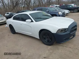 2013 Dodge Charger Police with VIN 2C3CDXAT4DH523529, listed as a IAAI auction lot 41713939 with 229,969 mi miles. Bid and sale history available at carsss.com. Image 1.