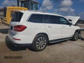 2017 Mercedes-Benz GLS 450 z VIN 4JGDF6EE4HA909349, wystawiony jako Copart lot #55535535 z przebiegiem 57 360 mil mil oraz Szkoda całkowita • Salvage title. Historia ofert i sprzedaży dostępna na DreamBid. Obrazek 3.