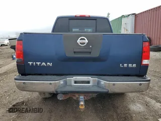 2006 Nissan Titan LE z VIN 1N6BA07B16N527650, wystawiony jako Copart lot #48126105 z przebiegiem 289 954 mil mil oraz Szkoda całkowita • Salvage title. Historia ofert i sprzedaży dostępna na DreamBid. Obrazek 6.