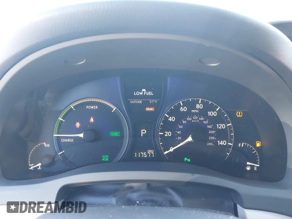 2010 Lexus RX 450h with VIN JTJBC1BA0A2026919, listed as a IAAI auction lot 41816077 with 117,577 mi miles and . Bid and sale history available at DreamBid. Image 7.