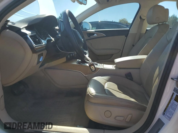 2014 Audi A6 Premium Plus with VIN WAUDFAFC2EN036206, listed as a Copart auction lot 81627124 with 96,669 mi miles and Salvage title. Bid and sale history available at DreamBid. Image 7.