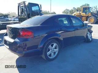 2014 Dodge Avenger SE with VIN 1C3CDZAG9EN223122, listed as a IAAI auction lot 40882250 with 139,552 mi miles. Bid and sale history available at carsss.com. Image 4.