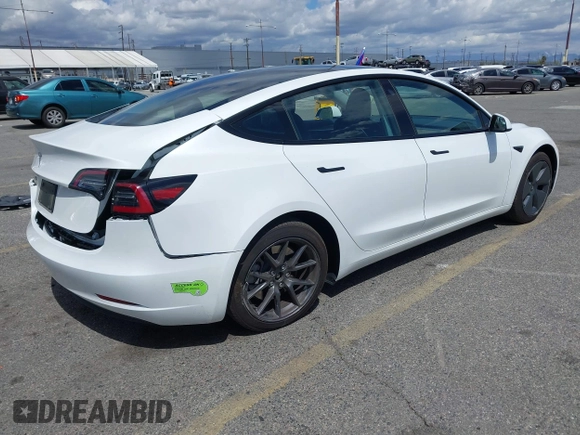 2023 Tesla Model 3 with VIN 5YJ3E1EA5PF502066, listed as a IAAI auction lot 41934960 with 17,926 mi miles and . Bid and sale history available at carsss.com. Image 4.