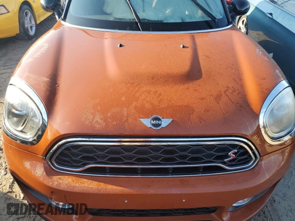 2017 MINI Countryman Cooper S with VIN WMZYT5C34H3D80809, listed as a Copart auction lot 73849884 with 0 mi miles and Salvage Title. Bid and sale history available at carsss.com. Image 11.