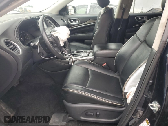 2019 Infiniti QX60 Luxe z VIN 5N1DL0MM7KC566126, wystawiony jako Copart lot #56410415 z przebiegiem 46 788 mil mil oraz Nie do naprawy • Non repairable. Historia ofert i sprzedaży dostępna na DreamBid. Obrazek 7.