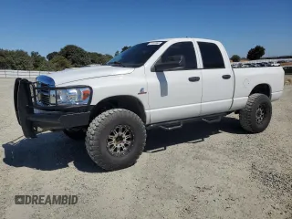 2008 Dodge 3500 Laramie with VIN 3D7MX38A08G159917, listed as a Copart auction lot 71237864 with 167,811 mi miles and Salvage Title. Bid and sale history available at carsss.com. Image 1.