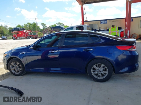 2018 Kia Optima LX with VIN 5XXGT4L38JG234793, listed as a IAAI auction lot 42526098 with 142,034 mi miles and . Bid and sale history available at DreamBid. Image 15.