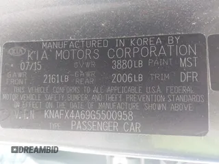 2016 Kia Forte LX z VIN KNAFX4A69G5500958, wystawiony jako IAAI lot #42052526 z przebiegiem 148 019 mil mil oraz . Historia ofert i sprzedaży dostępna na DreamBid. Obrazek 9.