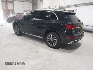 2024 Audi Q5 S line Premium with VIN WA1GAAFY8R2022421, listed as a IAAI auction lot 41918026 with 22,333 mi miles and . Bid and sale history available at DreamBid. Image 3.