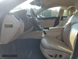 2017 Genesis G80 3.8L with VIN KMHGN4JE5HU175569, listed as a Copart auction lot 71743954 with 89,568 mi miles and Salvage Title. Bid and sale history available at carsss.com. Image 7.
