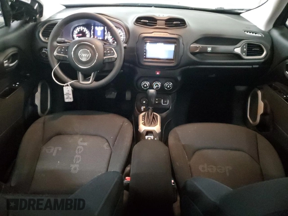 2017 Jeep Renegade Sport with VIN ZACCJBAB1HPG23090, listed as a Copart auction lot 52855115 with 72,821 mi miles and Salvage Title. Bid and sale history available at carsss.com. Image 8.