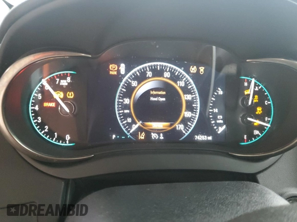 2015 Buick LaCrosse Premium I with VIN 1G4GD5G37FF256024, listed as a Copart auction lot 50158615 with 74,253 mi miles and Salvage title. Bid and sale history available at DreamBid. Image 9.