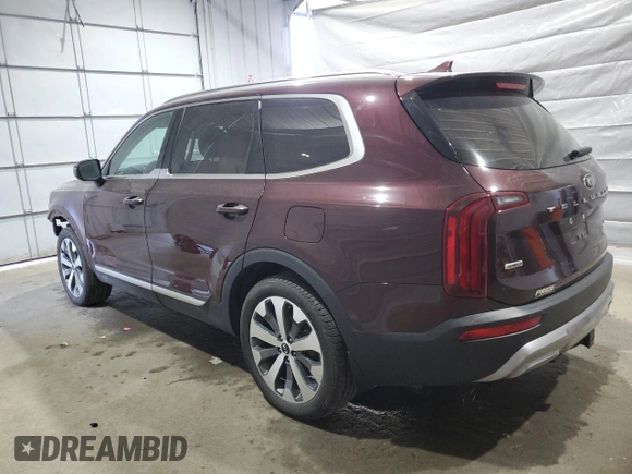 2020 Kia Telluride S with VIN 5XYP6DHC4LG085328, listed as a Copart auction lot 54719085 with 37,464 mi miles and Salvage title. Bid and sale history available at DreamBid. Image 2.