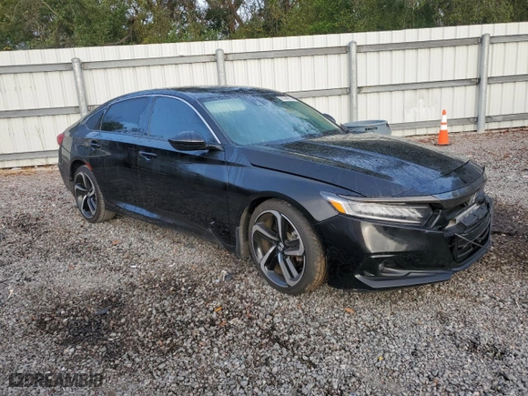 2022 Honda Accord Sedan Sport SE with VIN 1HGCV1F44NA101334, listed as a Copart auction lot 43177315 with 73,010 mi miles and Non Repairable. Bid and sale history available at carsss.com. Image 4.