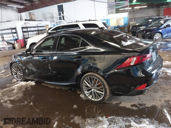 2014 Lexus IS 250 with VIN JTHCF1D21E5013877, listed as a IAAI auction lot 41529689 with 84,433 mi miles. Bid and sale history available at carsss.com. Image 14.
