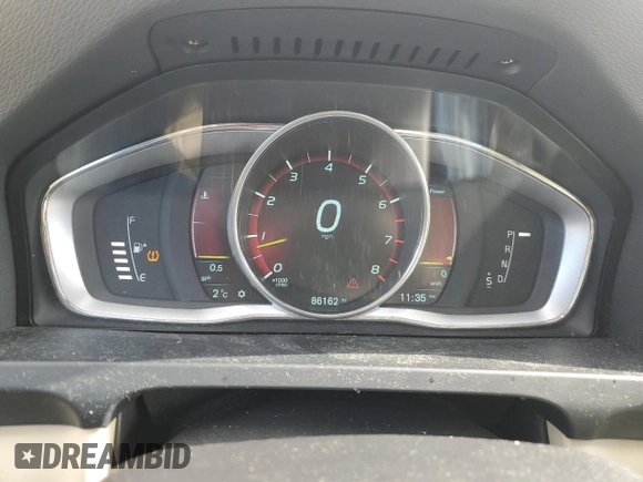 2015 Volvo S60 T5 Premier with VIN YV1612TBXF1316485, listed as a Copart auction lot 44433055 with 86,162 mi miles and Salvage Title. Bid and sale history available at carsss.com. Image 9.