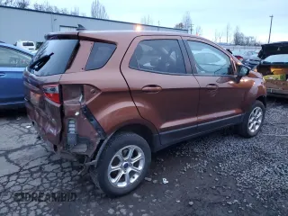 2019 Ford EcoSport SE with VIN MAJ6S3GL8KC307851, listed as a Copart auction lot 86219334 with 81,188 mi miles and Salvage Title. Bid and sale history available at carsss.com. Image 3.